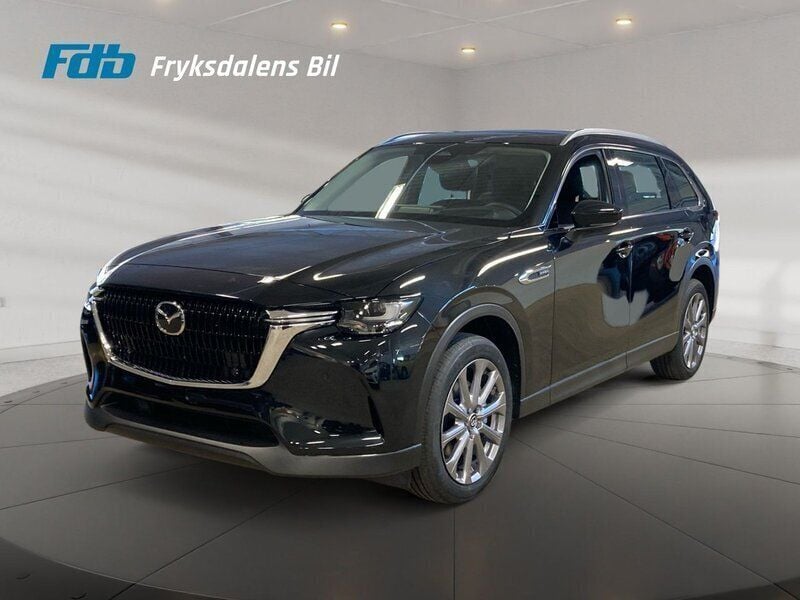 Svart Ny 2024 Mazda CX-80 Exclusive-Line SUV | 571 300 kr (Superpris) - Bild 1/4