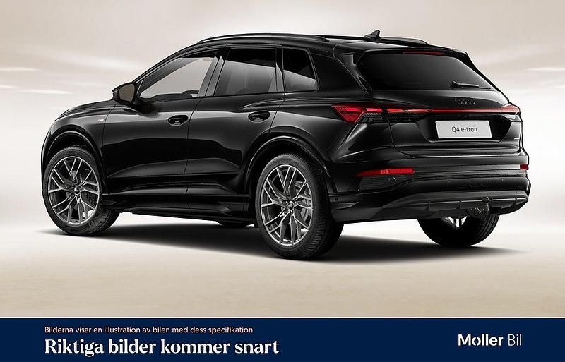 Begagnad Audi Q4 e-tron S-Line 210 kW (286 HK) 2025 Svart SUV