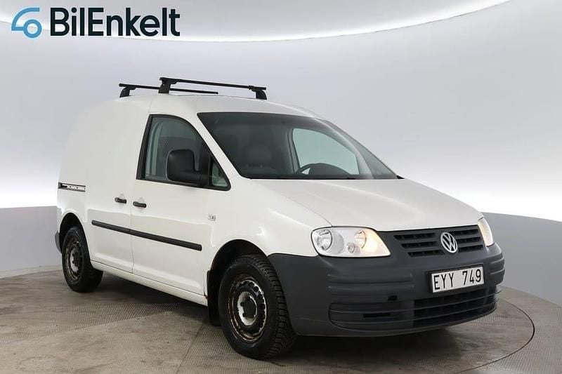 Vit Begagnad 2007 VW Caddy Minibuss | 39 900 kr (Marknadspris) - Bild 1/4