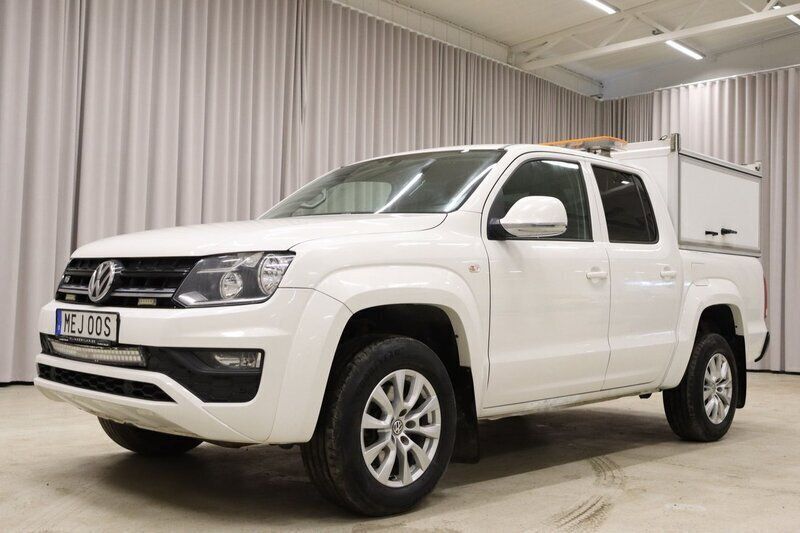 Vit Begagnad 2019 VW Amarok Pickup | 169 900 kr (Lite dyr) - Bild 1/4