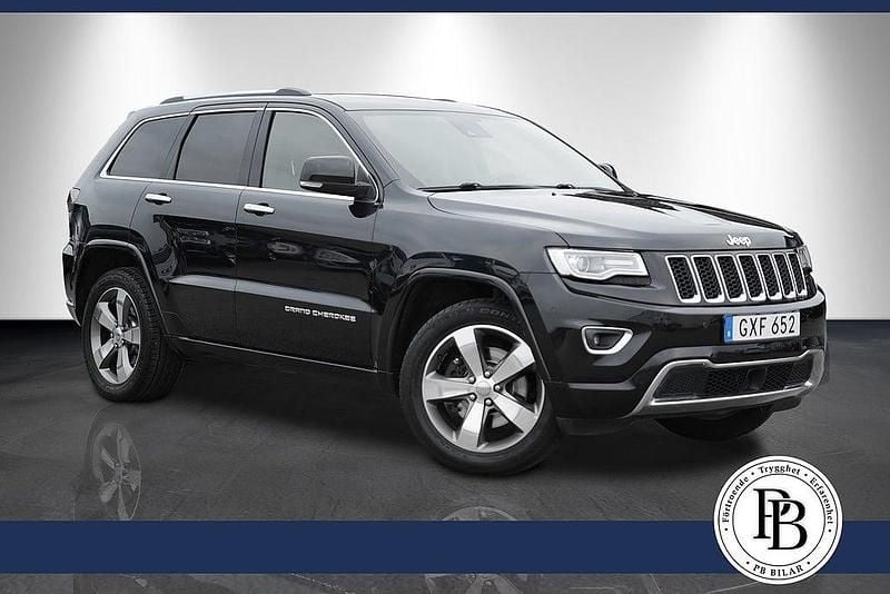 Svart Begagnad 2016 Jeep Grand Cherokee Overland SUV | 244 900 kr (Marknadspris) - Bild 1/4