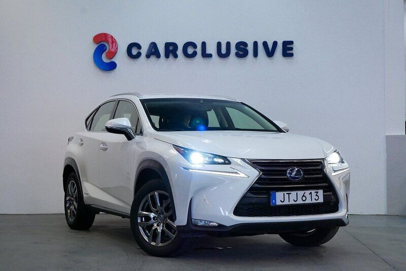 Vit Begagnad 2015 Lexus NX300h Business Edition SUV | 209 900 kr (Marknadspris) - Bild 1/4
