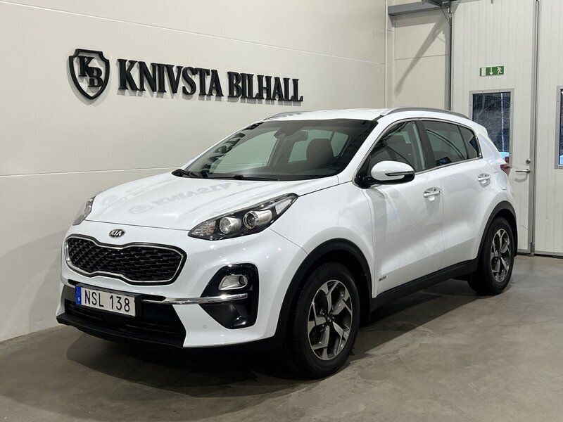 Vit Begagnad 2018 Kia Sportage Advance SUV | 219 800 kr (Marknadspris) - Bild 1/4