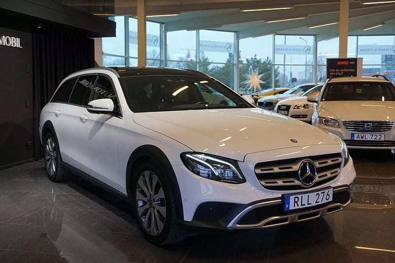 Begagnad Mercedes E220 All-Terrain Avantgarde 194 HK (142 kW) 2017 Vit Kombi