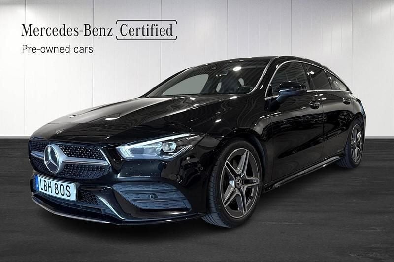 Svart Begagnad 2020 Mercedes CLA200 Shooting Brake Premium Kombi | 278 900 kr (Lite dyr) - Bild 1/4
