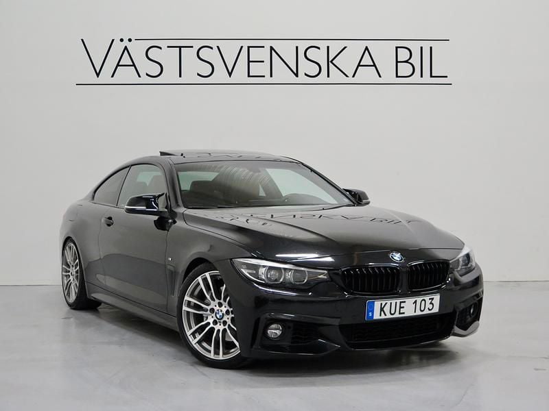Svart Begagnad 2018 BMW 440 M Sport Sportkupé | 369 000 kr - Bild 1/4