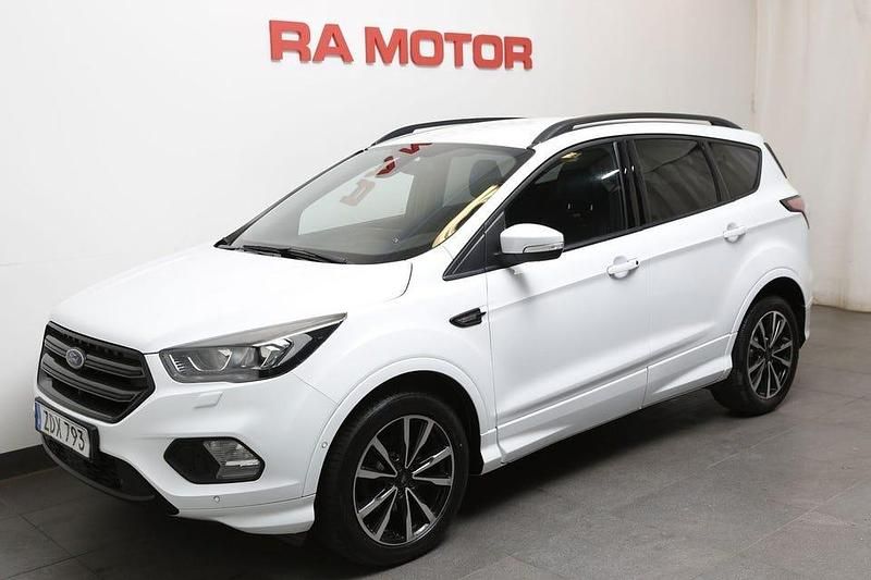 Vit Begagnad 2017 Ford Kuga ST-Line SUV | 139 900 kr (Marknadspris) - Bild 1/3