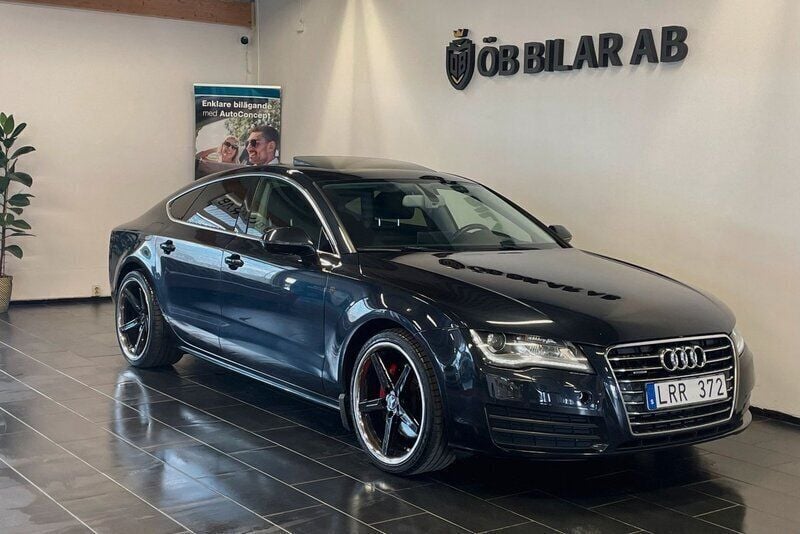 Blå Begagnad 2011 Audi A7 Sportback Halvkombi | 124 900 kr (Superpris) - Bild 1/4