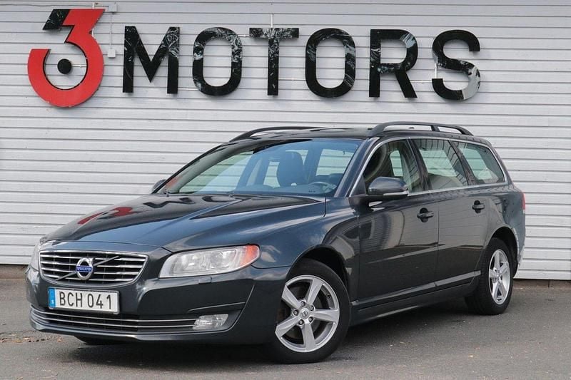 Grå Begagnad 2014 Volvo V70 Momentum Kombi | 136 900 kr (Marknadspris) - Bild 1/4