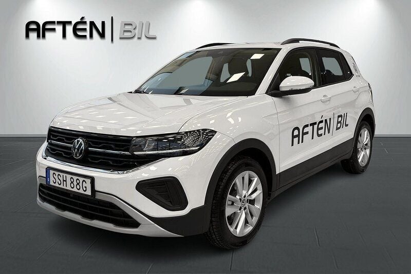 Vit Ny 2024 VW T-Cross Life SUV | 279 900 kr (Lite dyr) - Bild 1/4