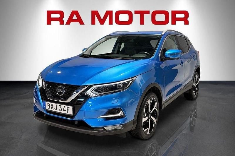 Blå Begagnad 2021 Nissan Qashqai 360º SUV | 219 900 kr (Bra pris) - Bild 1/4