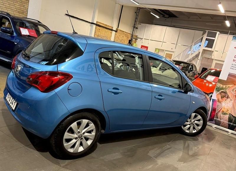 Begagnad Opel Corsa Enjoy 90 HK (66 kW) 2016 Blå Halvkombi