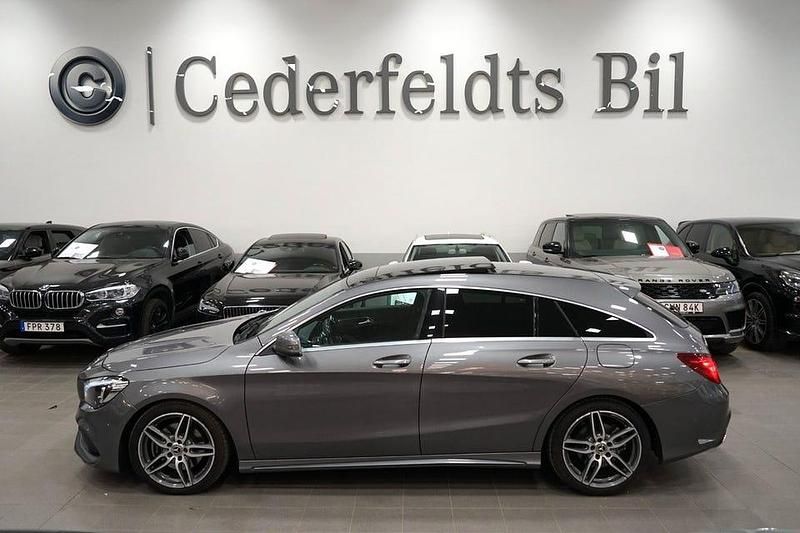Mörkgrå Begagnad 2017 Mercedes 220 AMG Kombi | 218 900 kr (Marknadspris) - Bild 1/4