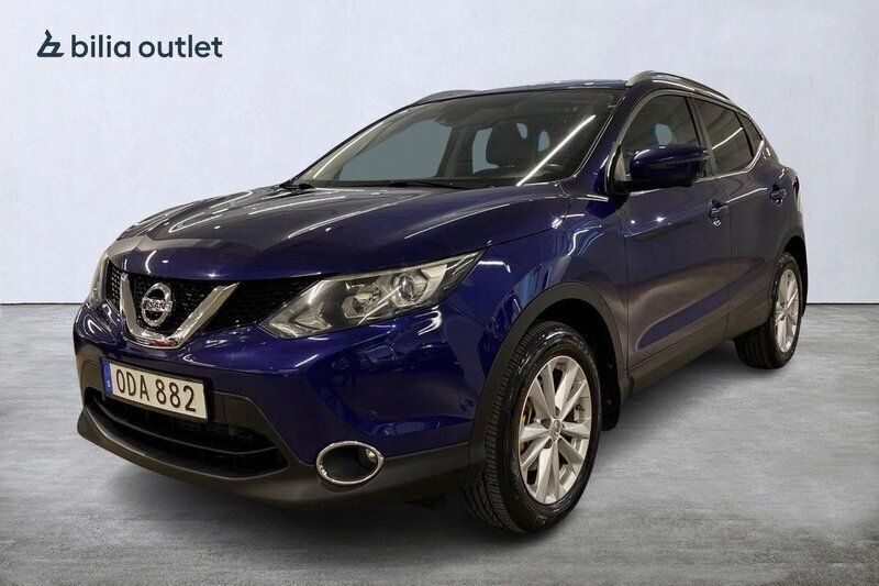 Blå Begagnad 2016 Nissan Qashqai 360º SUV | 149 000 kr (Marknadspris) - Bild 1/4