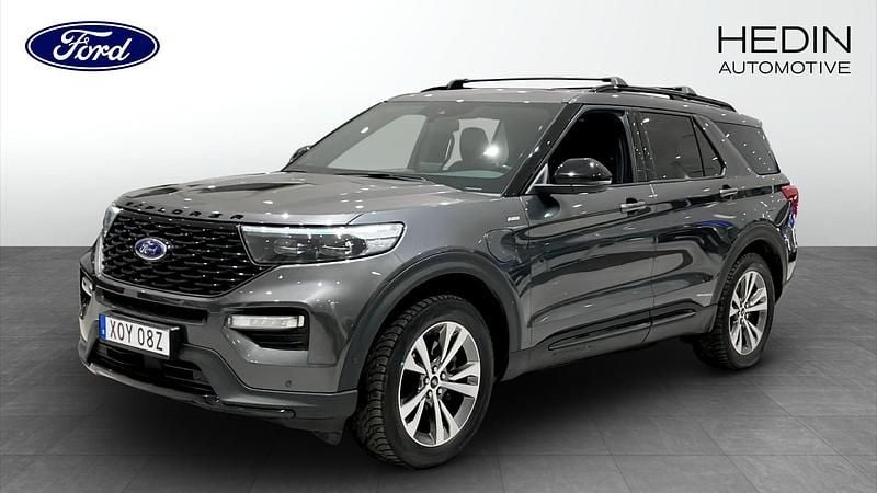 Grå Begagnad 2020 Ford Explorer ST-Line SUV | 409 900 kr (Bra pris) - Bild 1/4