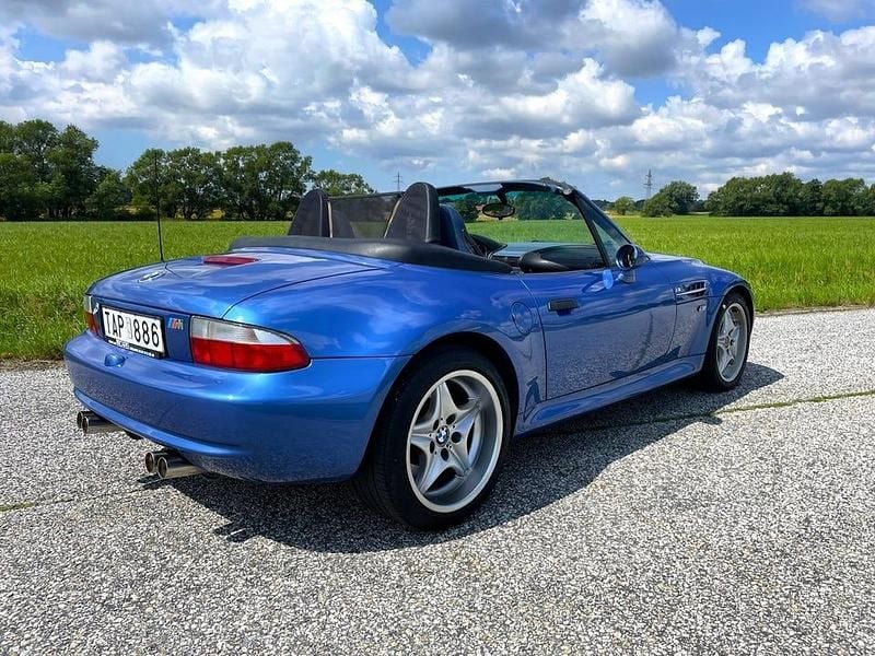 Begagnad BMW Z3 321 HK (236 kW) 1997 Blå Cab