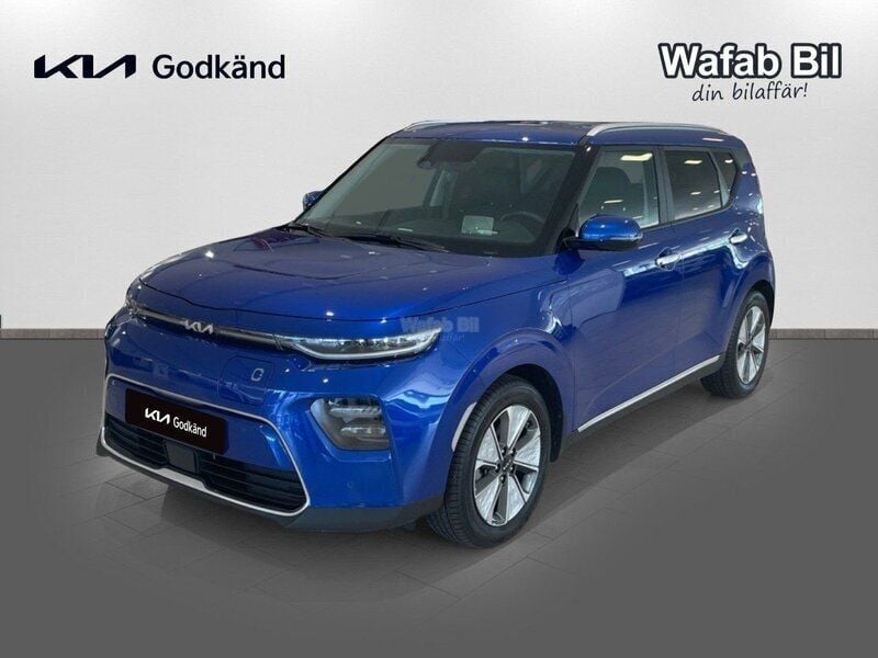 Blå Begagnad 2022 Kia Soul EV Advance SUV | 339 900 kr (Dyr) - Bild 1/4