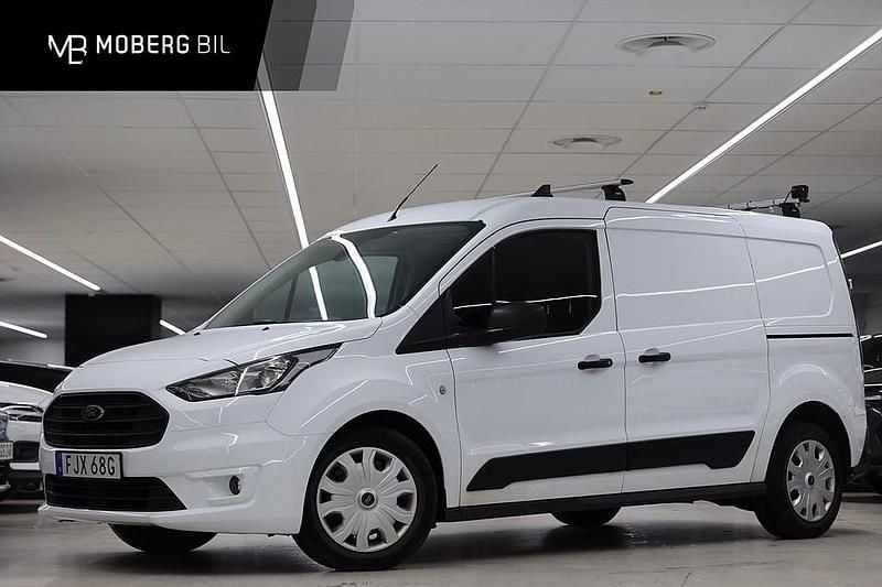 Vit Begagnad 2021 Ford Transit Pickup | 219 900 kr (Marknadspris) - Bild 1/2