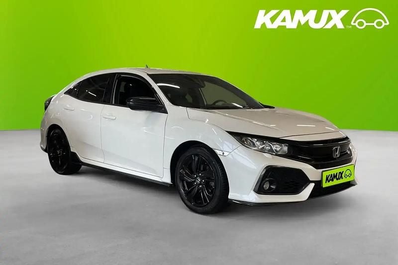 Vit Begagnad 2019 Honda Civic Dynamic Halvkombi | 144 800 kr (Bra pris) - Bild 1/4