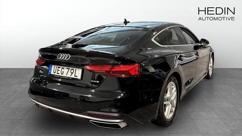 Begagnad Audi A5 Sportback 2022 Svart Halvkombi