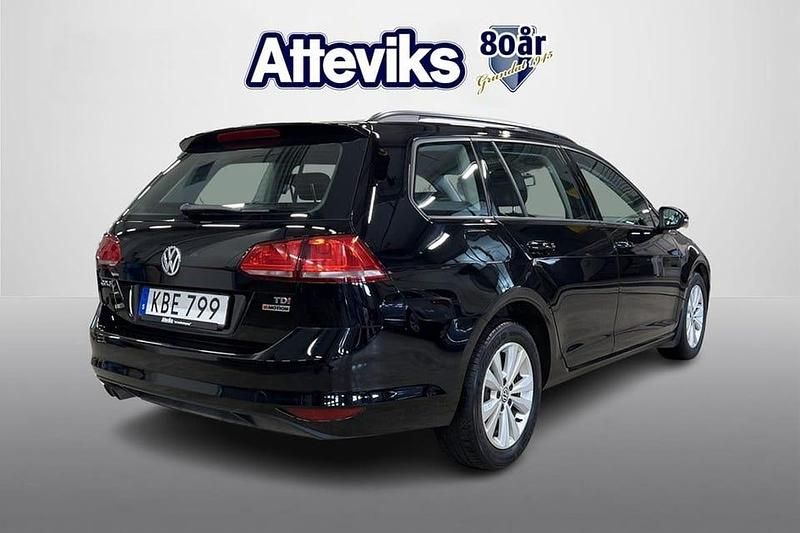 Begagnad VW Golf VII 112 HK (82 kW) 2015 Svart Kombi