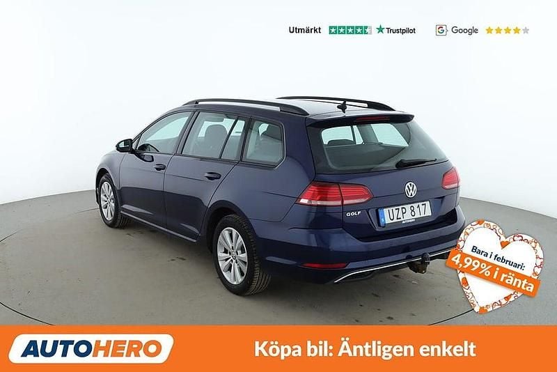 Begagnad VW Golf VII 117 HK (86 kW) 2018 Mörkblå Kombi