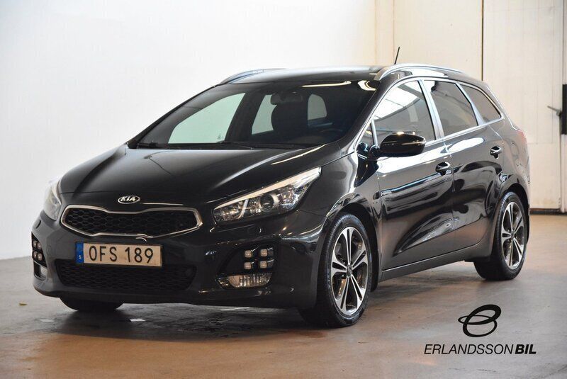 Svart Begagnad 2016 Kia Ceed Sportswagon GT-Line Kombi | 139 900 kr (Marknadspris) - Bild 1/4