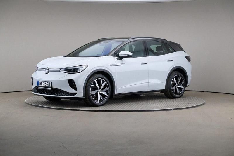 Vit Begagnad 2022 VW ID.4 GTX SUV | 329 000 kr (Bra pris) - Bild 1/4