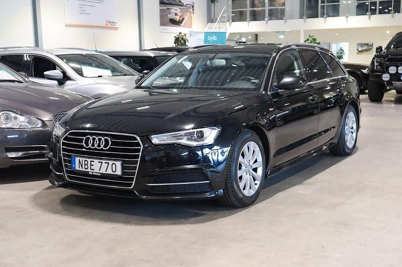 Svart Begagnad 2016 Audi A6 Kombi | 159 900 kr (Marknadspris) - Bild 1/4