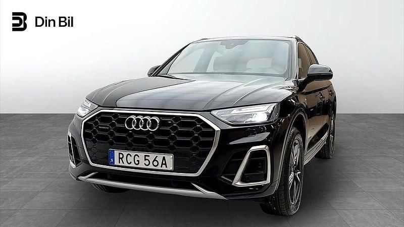 Mytsvart metallic Begagnad 2023 Audi Q5 S-Line SUV | 479 000 kr (Marknadspris) - Bild 1/4