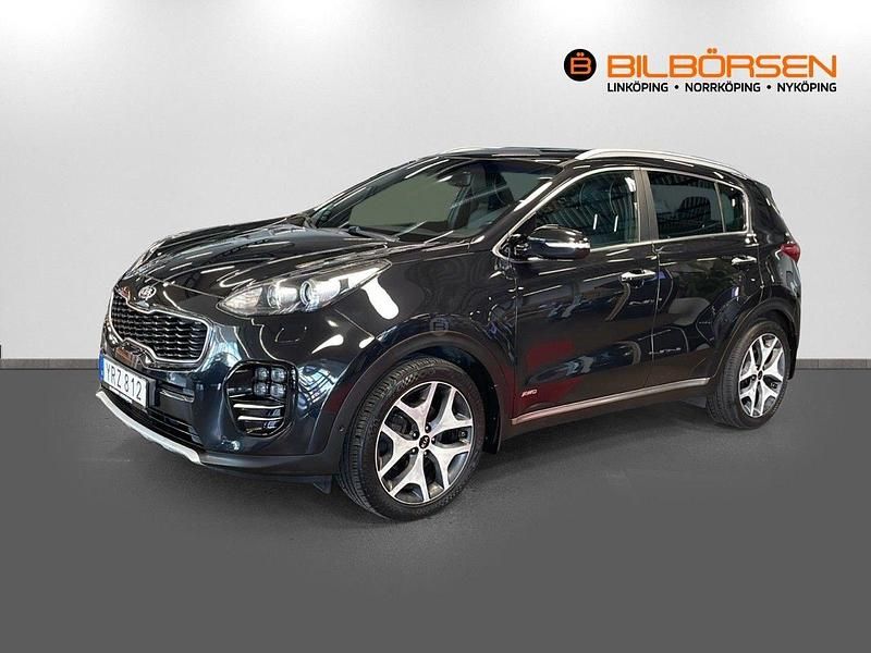 Svart Begagnad 2017 Kia Sportage GT-Line SUV | 189 900 kr (Marknadspris) - Bild 1/4