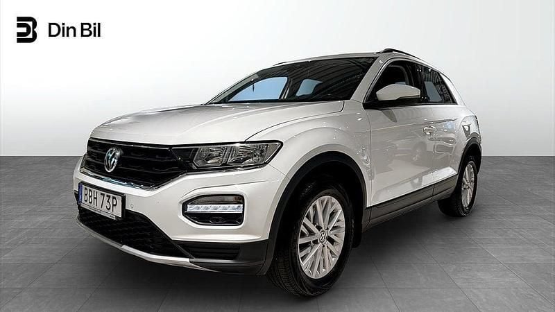 Pure white Begagnad 2019 VW T-Roc SUV | 224 900 kr (Marknadspris) - Bild 1/4