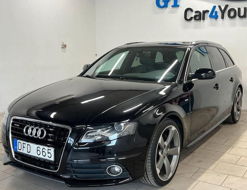 Svart Begagnad 2010 Audi A4 S-Line Kombi | 89 500 kr (Marknadspris) - Bild 1/4