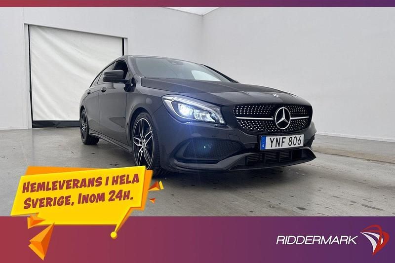 Svart Begagnad 2017 Mercedes CLA220 AMG Sedan | 269 800 kr (Marknadspris) - Bild 1/3