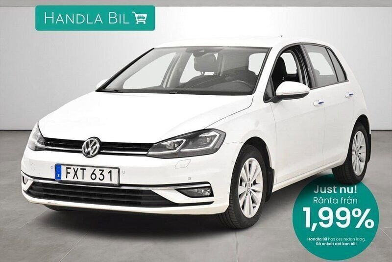 Vit Begagnad 2018 VW Golf VII Halvkombi | 169 900 kr (Lite dyr) - Bild 1/3