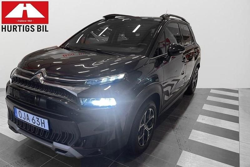 Svart Begagnad 2024 Citroën C3 Aircross Shine SUV | 184 900 kr (Marknadspris) - Bild 1/3