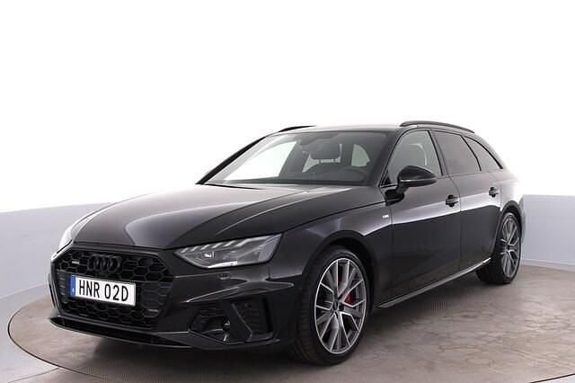 Mytsvart metallic Begagnad 2025 Audi A4 S-Line Kombi | 549 000 kr - Bild 1/4