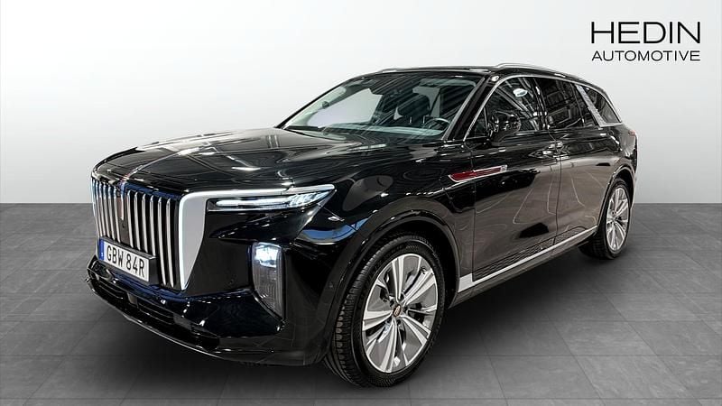 Svart Begagnad 2022 Hongqi E-HS9 SUV | 479 000 kr - Bild 1/4