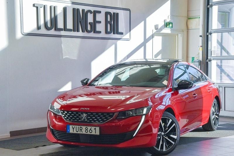 Röd Begagnad 2018 Peugeot 508 GT Sedan | 189 900 kr (Marknadspris) - Bild 1/4