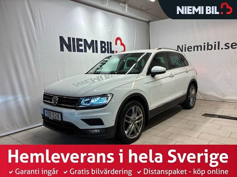 Vit Begagnad 2018 VW Tiguan S SUV | 239 900 kr (Marknadspris) - Bild 1/3