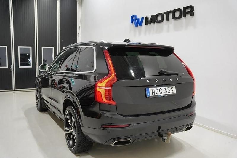 Begagnad Volvo XC90 R-Design 407 HK (299 kW) 2017 Svart SUV
