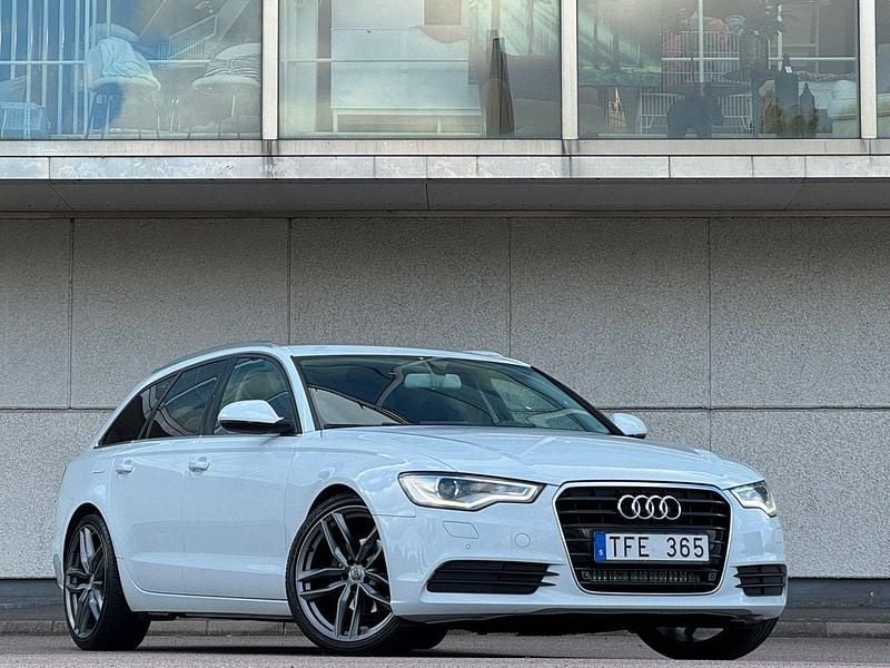 Vit Begagnad 2012 Audi A6 Kombi | 119 900 kr (Lite dyr) - Bild 1/4
