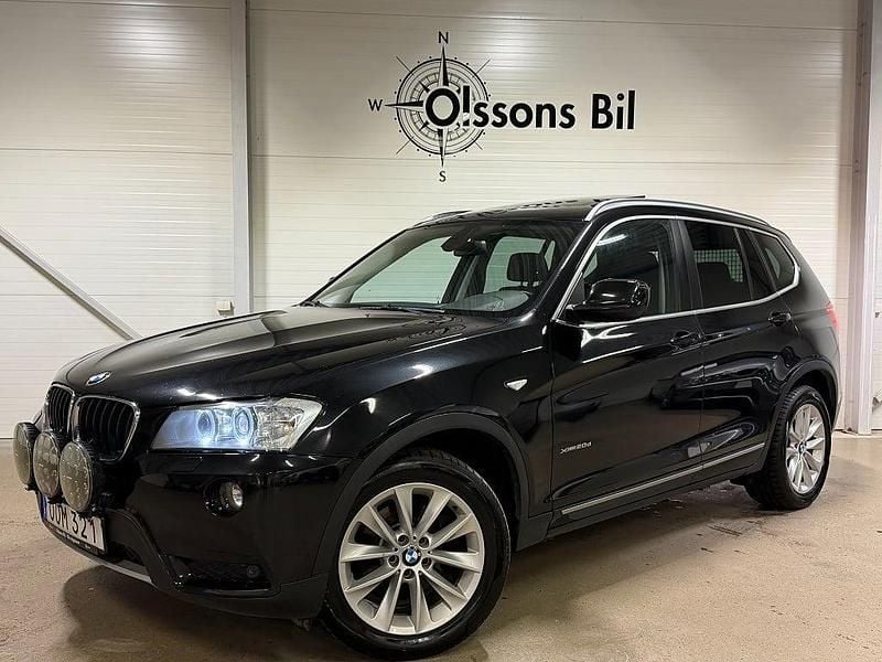 Svart Begagnad 2012 BMW X3 SUV | 129 900 kr (Marknadspris) - Bild 1/4