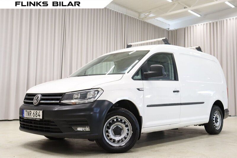 Vit Begagnad 2020 VW Caddy Maxi Minibuss | 169 900 kr (Superpris) - Bild 1/4