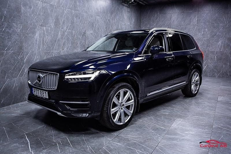 Begagnad Volvo XC90 Inscription 235 HK (172 kW) 2016 Mörkblå SUV