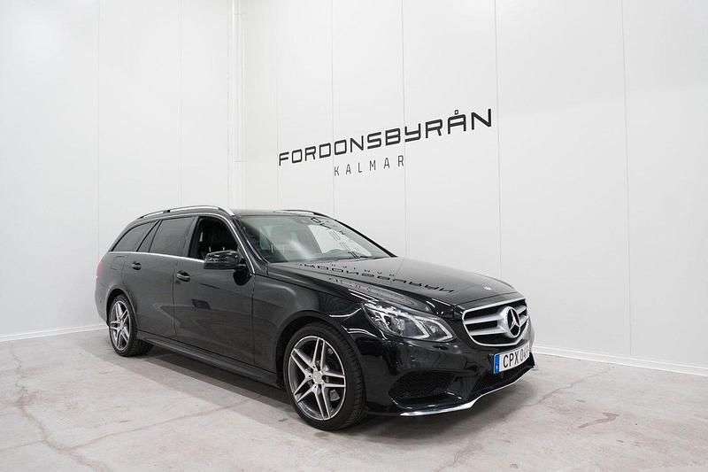 Svart Begagnad 2014 Mercedes E220 AMG Kombi | 199 800 kr (Marknadspris) - Bild 1/4