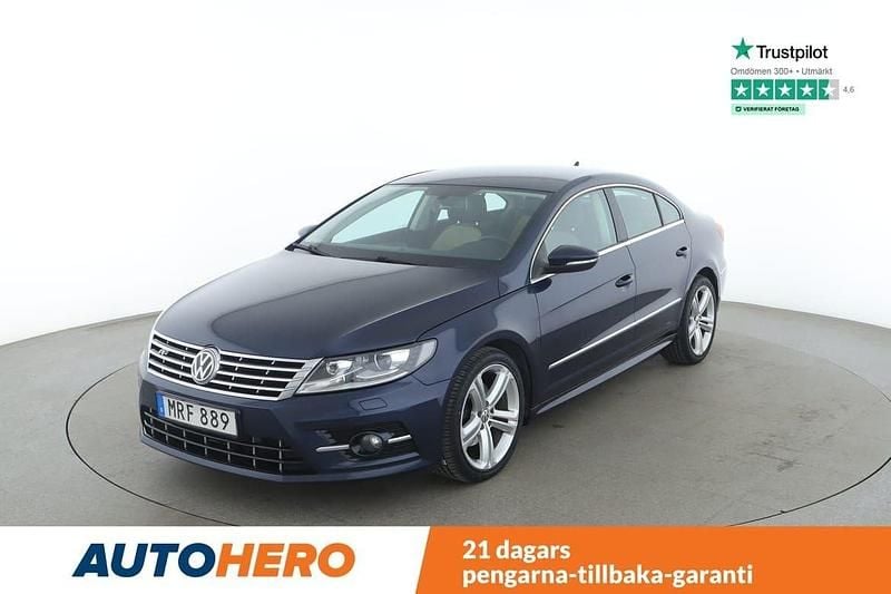 Mörkblå (blå) Begagnad 2015 VW CC Sedan | 137 000 kr (Marknadspris) - Bild 1/4