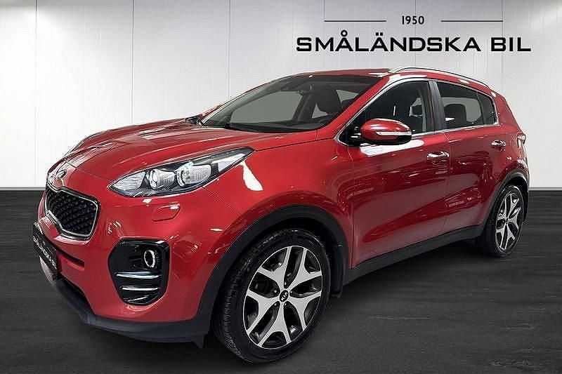 Röd Begagnad 2017 Kia Sportage Advance SUV | 179 000 kr (Marknadspris) - Bild 1/4