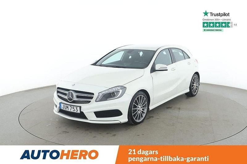 Vit Begagnad 2015 Mercedes A200 AMG Halvkombi | 162 000 kr (Lite dyr) - Bild 1/4