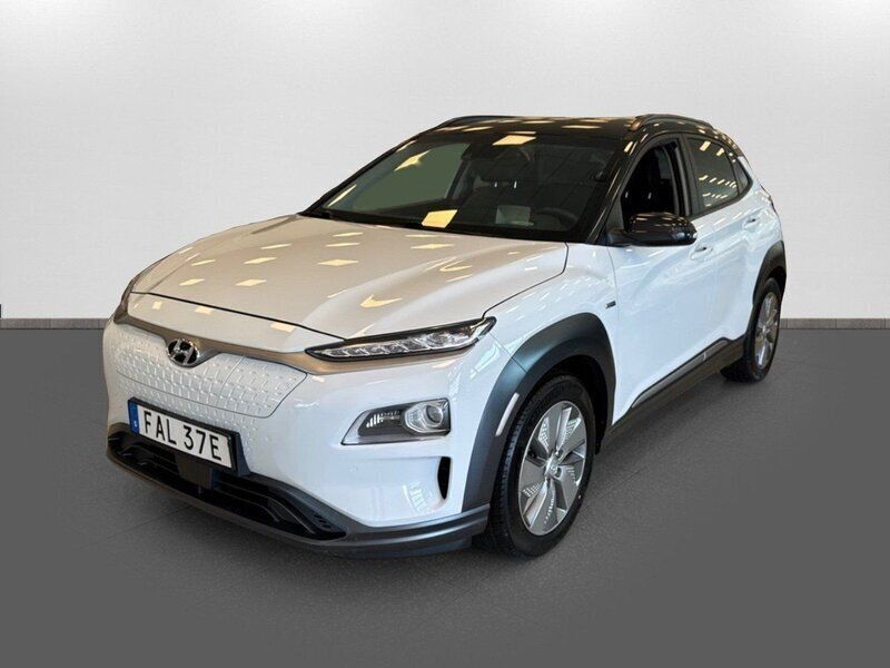 Vit Begagnad 2020 Hyundai Kona Premium SUV | 249 000 kr (Marknadspris) - Bild 1/4
